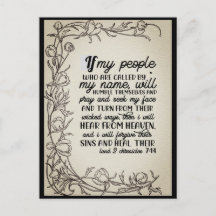 2 Crônicas 7:14 Se Minha Pessoas Rezar