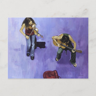 Cartão Postal 2 músicos dos jovenes