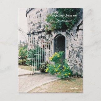 Cartão Postal 2a-minha, Saudações das Bahamas! Julie Henkle