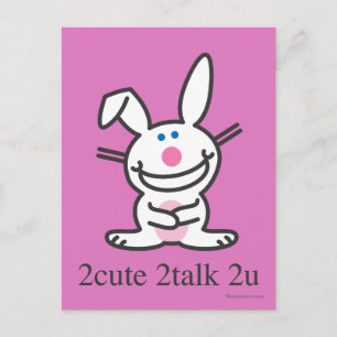 Cartão Postal 2cute 2talk 2u