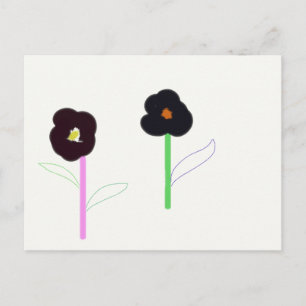 Cartão Postal 2flores
