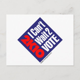 Cartão Postal 2K10 Não posso esperar 2 votos