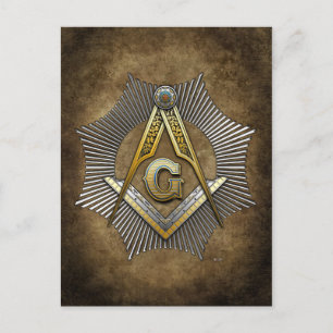 Cartão Postal 3º Grau: Master Mason