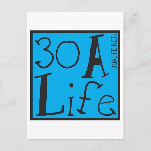 CARTÃO POSTAL 30 A LIFE (Frente)