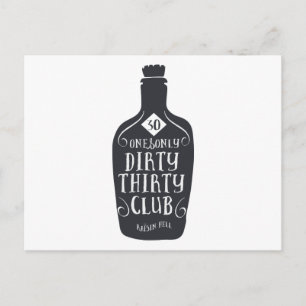 Cartão Postal 30 Aniversário 30 Anos Suja 30