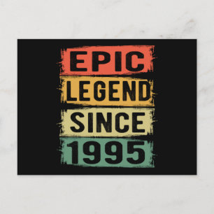 Cartão Postal 30 Anos Aniversário 1995 Lenda Épica Aniversário d