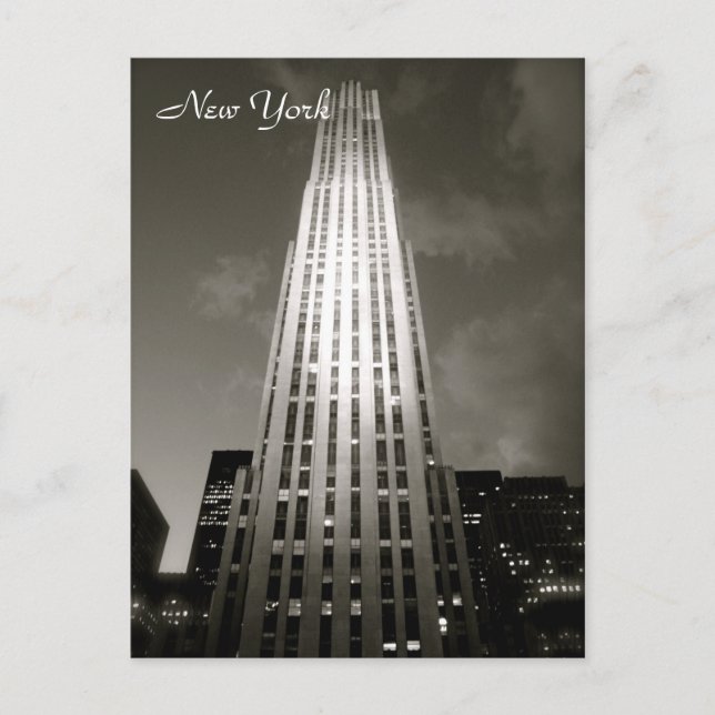 Cartão Postal 30 Rockefeller Plaza (Frente)