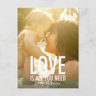 Cartão Postal 311 Adicione sua foto de amor é tudo que você prec