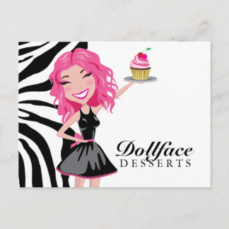 Cartão Postal 311 Desserts Dollface Pinkie Zebra