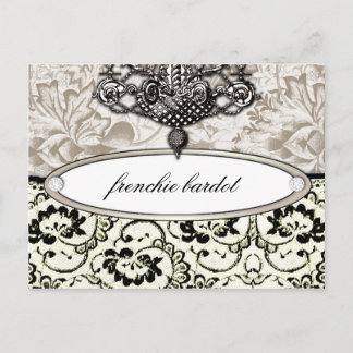 Cartão Postal 311 Frenchie Boudoir Eggshell Cream