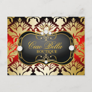 Cartão Postal 311 Jet Black Ciao Bella Cherry Sass