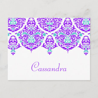 Cartão Postal 311 Mon Cherie Cassandra Plum