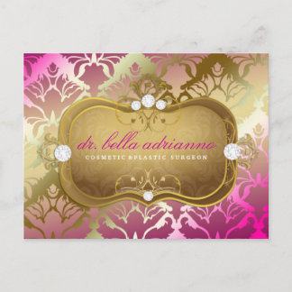 Cartão Postal 311 Ouro cor-de-rosa brilhante