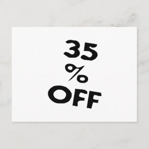 Cartão Postal 35% de desconto