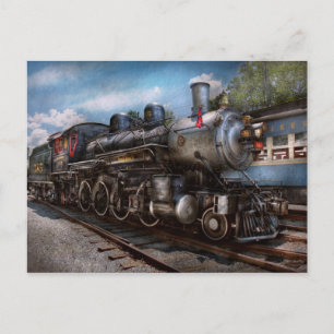 Cartão Postal 385 - Trem - Vapor - 385 totalmente restaurado