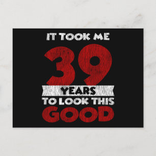 Cartão Postal 39 Anos Me Fazem Bem 39º Aniversário