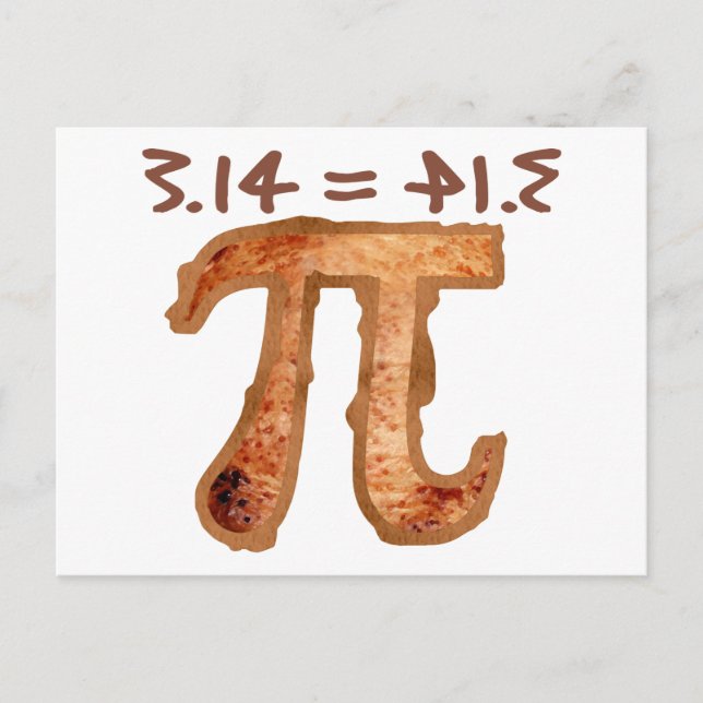 CARTÃO POSTAL 3,14 = PI.E (Frente)