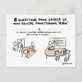 Cartão Postal "3/6: Réflexion"