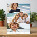 Cartão Postal 3 Colagem de Fotografias Irregulares - Arte Quadri<br><div class="desc">Use três fotos horizontais ou paisagísticas e faça uma colagem de fotos única e moderna. Você precisará escolher suas fotos com cuidado. Eles devem ser horizontais — e escolher o assunto à direita ou à esquerda dependendo do espaço. Se precisar mover alguma coisa, clique no botão personalizar para fazer alterações....</div>