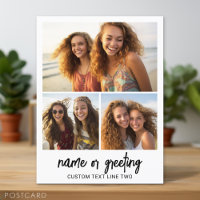 3 Colagem de Fotos com Texto de Script - branco pr