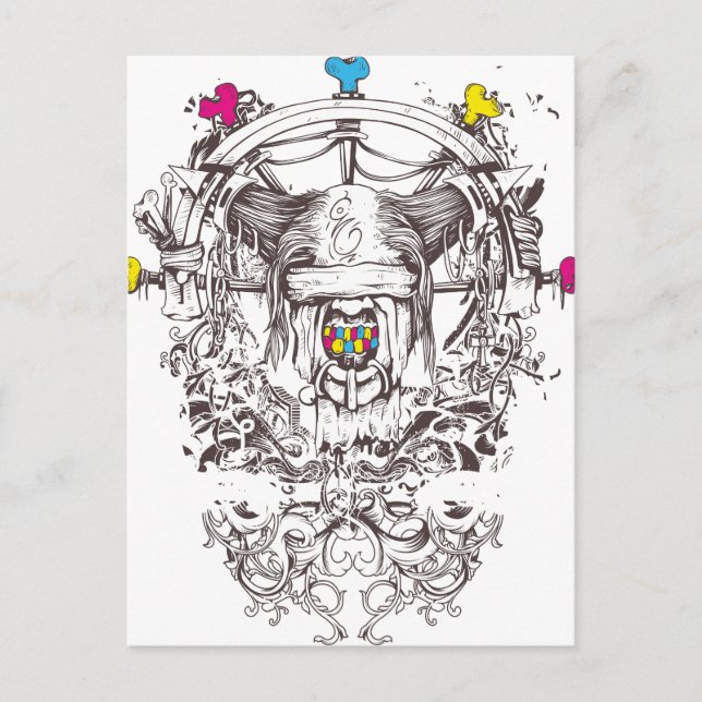 Cartão Postal 3 cores (Frente)