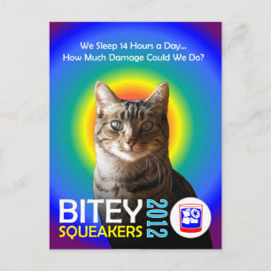Cartão postal 3 do Bitey/Squeakers (TM)