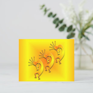 Cartão Postal 3 Kokopelli #89