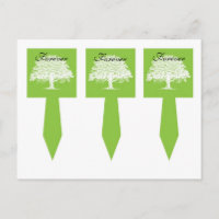 3 Primavera Tiras de Bolo de Xícara Verde/Branco