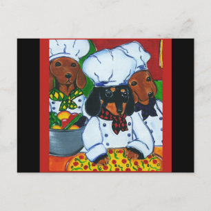Cartão Postal 3 produtos Chef Doxies