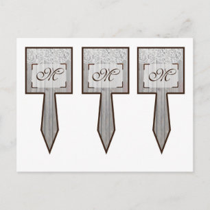 Cartão Postal 3 Taças de Bolo Escolhe Sapatos de Cavalo no Campo