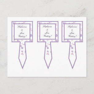 Cartão Postal 3 Taças de Bolo Picadas Roxo Hydrangea
