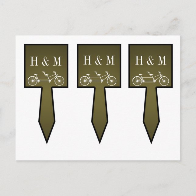 Cartão Postal 3 Taças de Bolo Quadrado Quadrado Quadrado (Frente)