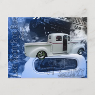 Cartão Postal 41 Série Chevy-Lake Scott Rod Run
