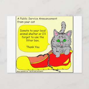 Cartão Postal 420 doar para abrigos de animais