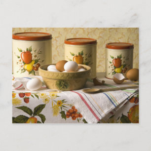 Cartão Postal 4237 Ovos em Crockery Bowl Ainda Life