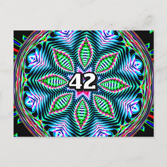 Cartão Postal 42 (você pode mudar o número) (Frente)