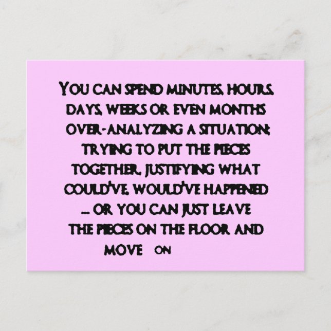 Cartão Postal 43c2aef0f triste separação (Frente)