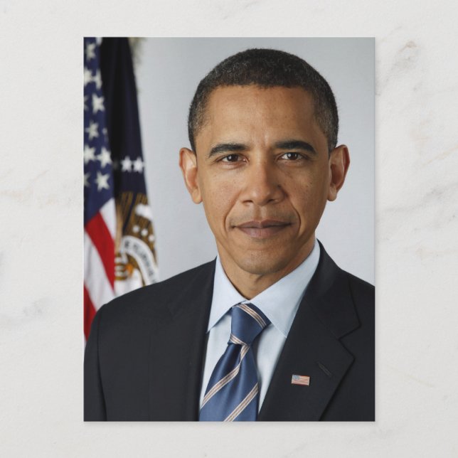 Cartão Postal 44 BARACK OBAMA Presidente dos Estados Unidos (Frente)