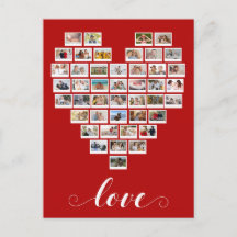44 Colagem de Fotos Amor Filme de Câmera Instantân