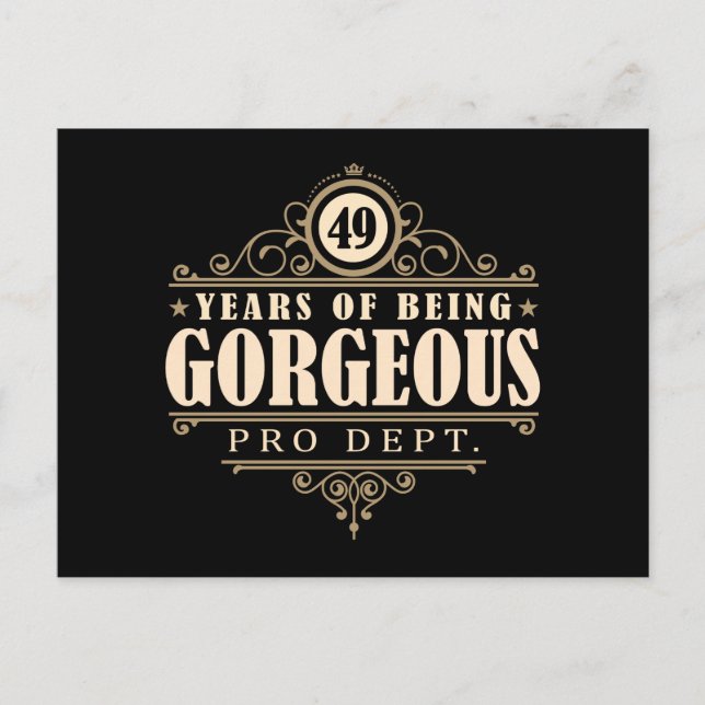 Cartão Postal 49.º Aniversário (49 Anos De Garganta) (Frente)