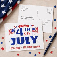 4 de Julho 250 Anos de Liberdade 1776 2026