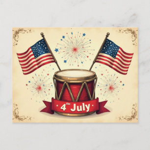 Cartão Postal 4 de Julho, Dia da Independência,