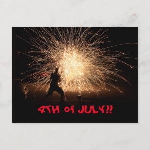 Cartão Postal 4 de julho!! postal