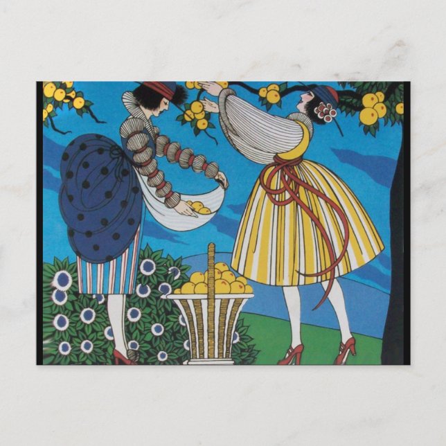 CARTÃO POSTAL 4 ÉPOCAS/JARDIM DE VERÃO/DESIGNADOR DE CUSTOS DE F (Frente)