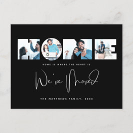 Cartão Postal 4 Foto Nova mudança de endereço inicial Anúncio