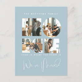 Cartão Postal 4 Foto Nova mudança de endereço inicial Anúncio