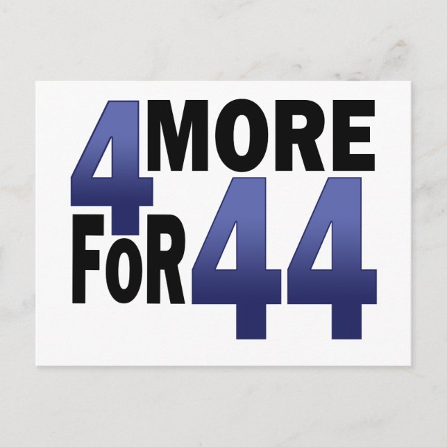 Cartão Postal 4 Mais Para 44 (Frente)