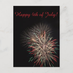 Cartão Postal 4th of July Postcard