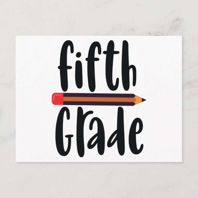 Cartão Postal 5º grau (Frente)