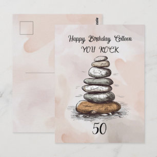 Cartão Postal 50º Aniversário - Balança de Saudação